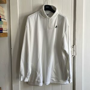 Nike White Turtleneck Sweatshirt